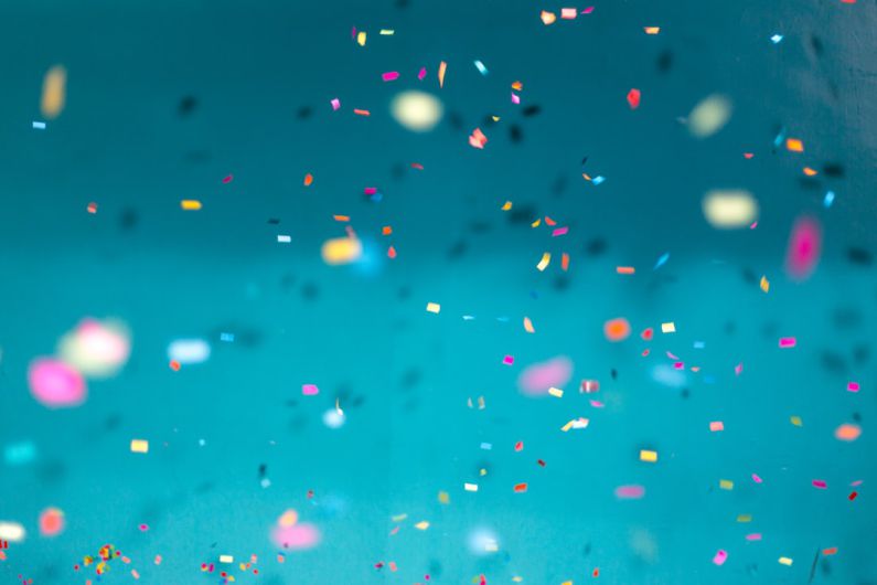 Rewards Card - selective focus photography of multicolored confetti lot